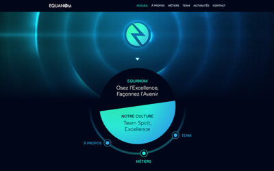 Création du nouveau site d’Equanom
