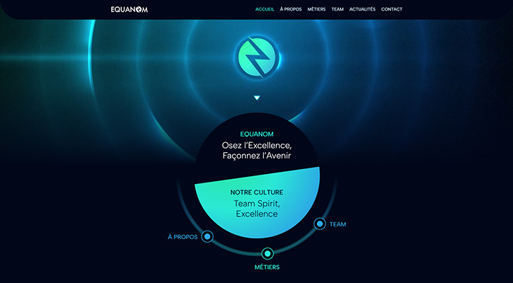 Nouveau site d'Equanom